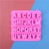 Baking Moulds 26 English Letter Square Fondant Cake Silicone Mold Chocolate Biscuit DIY