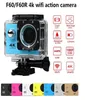 4k wifi action camera go waterproof pro sport camera F60F60R 24G 4K30fps 1080P 170D Casco Cam fotocamera subacquea XX1507868