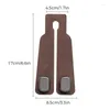 Hooks Double Car Hook Multifunktionell 2 i 1 Auto Backseat Hangers For Keys Pure Pu Leather Universal Vehicle