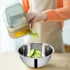 Kaseler Mutfak Paslanmaz Çelik Servis Kase Salatası Karıştırma Çorbası Yuvalama Metal Pişir