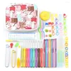 Storage Bags Sewing Tools Needles Stitches Knitting Craft Crochet Set Hand Tool 170 Piece