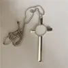 sublimation cross necklaces pendants ancient silver jewelry hot transfer printing materials consumables