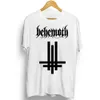 2022 män kläder sommar t-shirts black metal behemoth tryckt o hals korta ärm tees toppar överdimensionerade t shirt man streetwear f9z6#