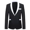 Męski tyłek luksusowy kwiecisty kombinezon nocny scena klubowa ślub Social Casual Suit Slim Formal Men Casual Men Blazer Jacket 3xl H1zn#