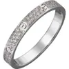 Designer Ring Clover Titanium Steel 18K Par Ring Fashion Light Luxury Love Ring Armband Ring Storlek 5/6/7/8/9/10