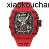 Montre RichasMiers Ys Top Clone Factory Montre en fibre de carbone automatique rm11-03 Red Edition entièrement en fibre de carbone saphir Expédié par Fedex9MKR8VFF8VFFT525GVCX8A4A