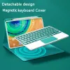 Case Coque för Xiaomi Pad 5 11 tum Rainbow Keyboard Clavier Azerty French för Xiaomi Mi Pad 5 Mi Pad 5 Pro Tangentbord Spanska ryska