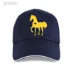 Boll Caps Heart Horse Funny Print Baseball Caps för män Kvinnor unisex justerbar gåva för hästälskare hip-hop baseball cap hattar för män 24327