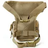 Covers Heavy Duty Drop Leg Bag Outdoors Waist Belt Pouch Tactical Military Thigh Waist Bag For Outdoor Hunting Travelling Sports