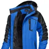 2024 Fleece Lining Mountain Jackets Mens Hiking Jackets Outdoor Removable Hooded Coats Ski Snowboard Parka Winter Outwear 19Sa#