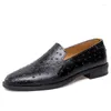 Chaussures décontractées hommes de luxe Designer mocassins blancs en cuir conduite Oxfords mocassins italiens pour les appartements