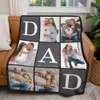 Regali personalizzati con foto Crea una coperta personalizzata per la Festa del papà con l'immagine di mio padre Coperta personalizzata con souvenir di ricordi per il miglior papà di sempre