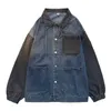 2023 AUTOMNE NOUVEAU LUXE LUXE LUXE FI Veste Couleur assortie Men Veste Jeste Jeunes Denim Veste tendance Boutique Vêtements 16p4 #