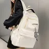 Backpack Girl Red High Capacity Waterproof College Cool Women Men Nylon Fashion Book School Bag Ladies Male Travel Female Laptop