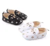 Baby Boy Shoes Infant Newborn Soft Sole with Bee Stars Sneakers Leather Toddler Moccasins First Walker94060104299748