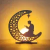 Nuovo Musulmano Ramadan Kareem Decorazione 2023 Candela Luci A Led Eid Mubarak per la Casa Eid Al-Fitr Aid Moubarak Decor Rifornimenti Del Partito regali