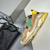 Triple S Clear Sole 17FW Zwart Wit Rood Neon Roze Oranje Diep Paars Fluo Geel Marine 17fw Heren Dames Casual Schoenen