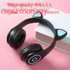 B39A nouveau casque Bluetooth sans fil émettant de la lumière oreilles de chat (pain en forme d'oreille de chat cuit à la vapeur)