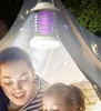 Komar LED zasilany przez USB Owarz zabójca maszyna Bug Zapper Electric Fly Catcher Pułapka Lampa Mosquito Killer Outdoor Lantern