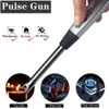 New Pulse Plasma Single Arc Flameless Windproof Metal Household Kitchen Gas Stove Outdoor Barbecue Camp Ignition Tool