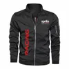 Jaqueta de motocicleta para homens aprilia RSV4 logotipo impressão Hip hop Street jaqueta masculina Nova jaqueta bomber militar homens beisebol W6ZN #