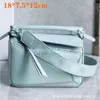 Pussel Wide Loe New Geometric Rabbit Women's Top Real Leather 2024 Glazed Ceramic Påsar Broderi Designer Shoulder Strap Quality Bag Handbag 1DHH