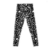 Pantaloni attivi SALAMANDER SKIN IN BIANCO E NERO DI SUBGIRL Leggings Collant fitness push up da donna