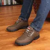 Casual skor äkta läder män plattform vinter utomhus promenad vandring sko mode manliga företag sneakers zapatos 2024