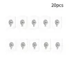 Hooks 5/10/20Pcs Seamless Self-adhesive Nail Hook Bracket Hanging Kit Drawing Pictures Posters Clock Without Drilling Holes Snap