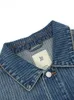 SIMWOOD 2024 SPRING NY OVERSIDAL KORT LÄNGD VERTICAL RIKED DENIM JACKETS Män Chore Coats last 100% Cott Outwear S3YZ#