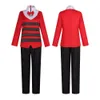 Costumi Anime Hazbin Hotel cosplay Vox Uniforme Cosplay uomini adulti Halloween Set completo