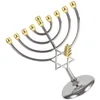 Bougeoirs ornement de table décorer chandelier Simple photophore en métal année juive