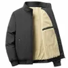 フリースジャケットメン冬の厚いジャケットコートプラスサイズ8xlソリッドカラージャケットfiカジュアルアウトウェアビッグサイズ8xlコート暖かいa3wx＃