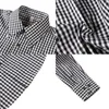 Roupas de marca masculina primavera alta qualidade busin dr camisas/masculino fino ajuste fi xadrez lapela lg manga camisas 4xl-m 7515 #