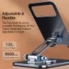 Supporti Supporto per tablet ruotabile a 360° Supporti pieghevoli regolabili in alluminio per iPad iPhone Samsung Xiaomi Lenovo Staffa per tablet telefono