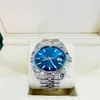 2023 QC check Luxury Wristwatch 41mm Blue Dial Jubilee 18K White Gold Bezel Watch sapphire Steel Mechanical Automatic Movement Men300v