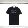 2024 Summer 3D relief T-Shirts Men and Women Cotton Tee Letter Solid Short Sleeve Round Neck Casual T-Shirt