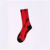 Men'S Socks New Fashion Men And Women Cotton Colorf Marble Tie-Dye Art Harajuku Skateboard Funny Street Hiphop Happy Tube Drop Delive Dhxd9