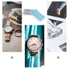 Horlogereparatiesets 360 stuks roestvrijstalen bandlink splitveerstaven gereedschap in 18 verschillende maten - 6 mm - 23 mm (zilver)