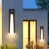 Applique murale extérieure LED éclairage noir luminaires extérieurs AC110 220V porche lumières monté jardin pour Patio entrée
