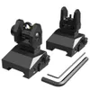 CQB front and rear sight folding right angle fiber optic sight mechanical aluminum material sight