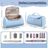 Storage Bags Hair Dryer Bag Waterproof Straightener Curler Blow Travel With Hanging Hook Dustproof Tool Organizer