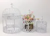 European White and Black Vintage Birds Cage Holders Fashion Cinnamon iron birdcage wedding decoration props decoration decorative 2524429