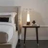 Table Lamps Hongcui Modern Lamp Luxury Glass Bedside Mushroom Desk Light LED For Home Living Room Bedroom Decor