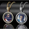 Photo glacée personnalisée VVS Hiphop, pendentif Moissanite personnalisé