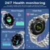 Saatler Lige Bluetooth Call Smart Watch Erkekler 1.43 inç 466*466 HD AMOLED SCREOM SUYAFINDA SUF Spor Tracker Sağlık Monitörü Erkekler Akıllı Swatch