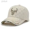 Ball Caps Ox Head Borduren Baseball Cap Cool Heren Caps Parijs Bloemen Volwassen Plat Gepersonaliseerde Brief Opengewerkte Hoeden Dames 24327