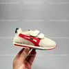 designer onitsukass tiger mexico 66 tigers skor småbarn sneakers plattform barn ungdomar vita svarta pojkar flickor avslappnade småbarn sko 7.5c 4y 5y baby barn