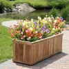 Decoratieve bloemen 12 stuks Mixcolor kunstmatige buiten nep UV-planten lente decoratie tuin raamkozijn woondecoratie