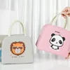 Storage Bags Kids Lunch Box Bag Thermal Insulated Cartoon Designed Breakfast Cute Leakproof Food Picnic For Women